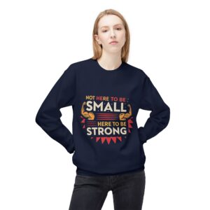 Motivational Fleece Sweatshirt - Gym Apparel